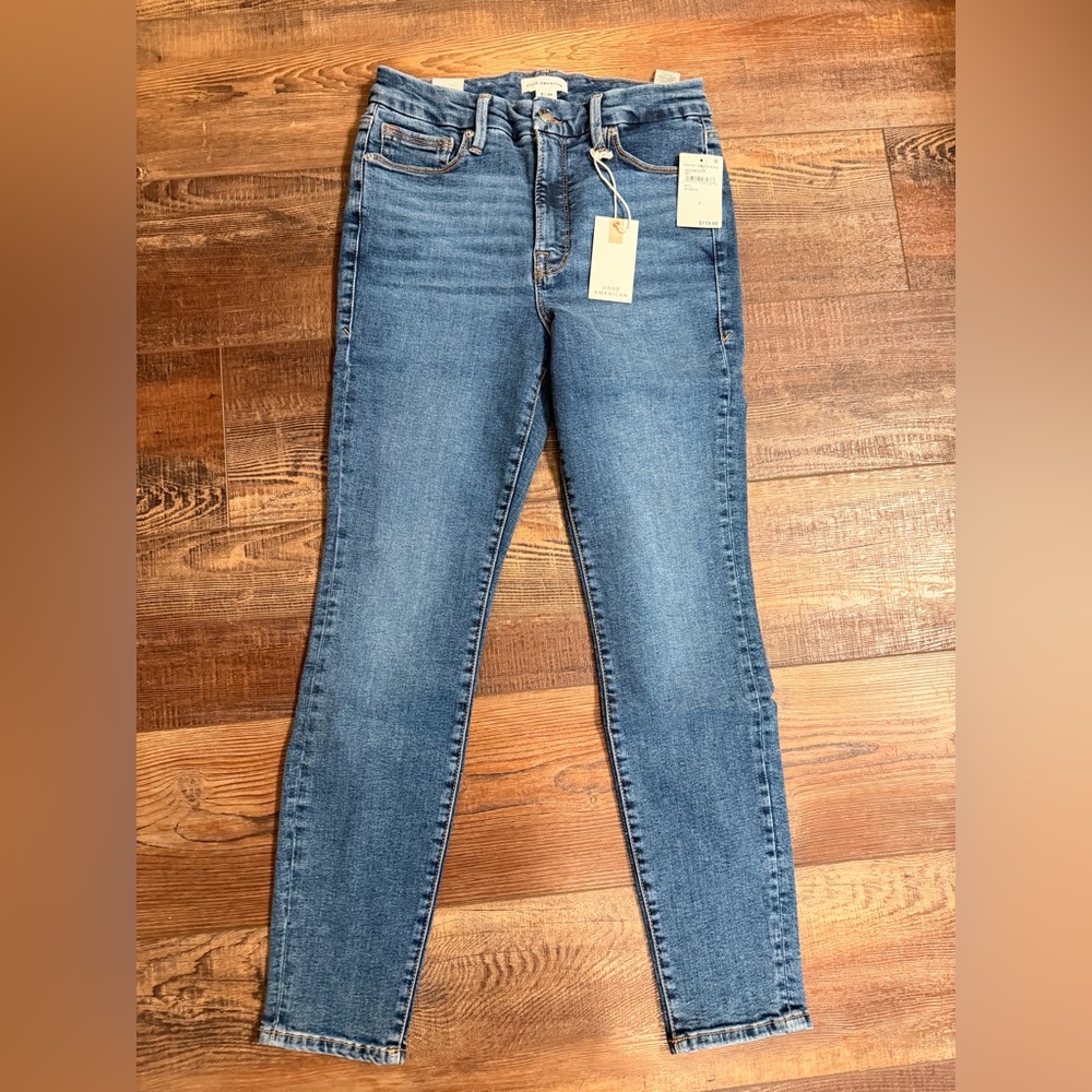 Good American Light Blue Skinny Jeans